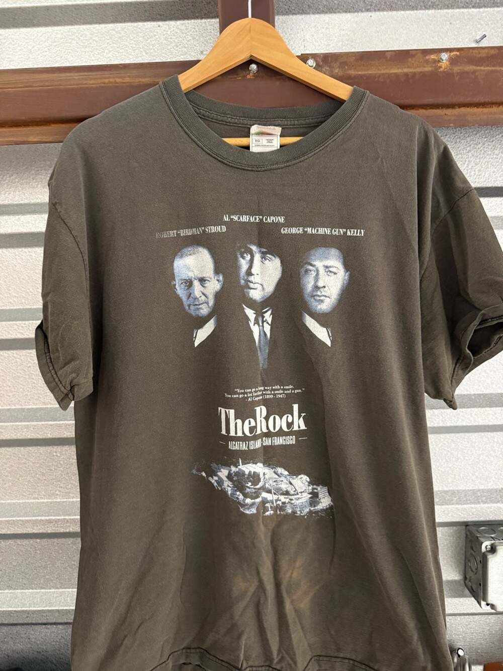 The Rock Alcatraz Island AL Capone George Kelly Men's T-Shirt